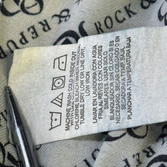 Rock & Republic Jeans Women Berlin Studded Long 4 Mid Rise Straight Denim Blue - Picture 9 of 9